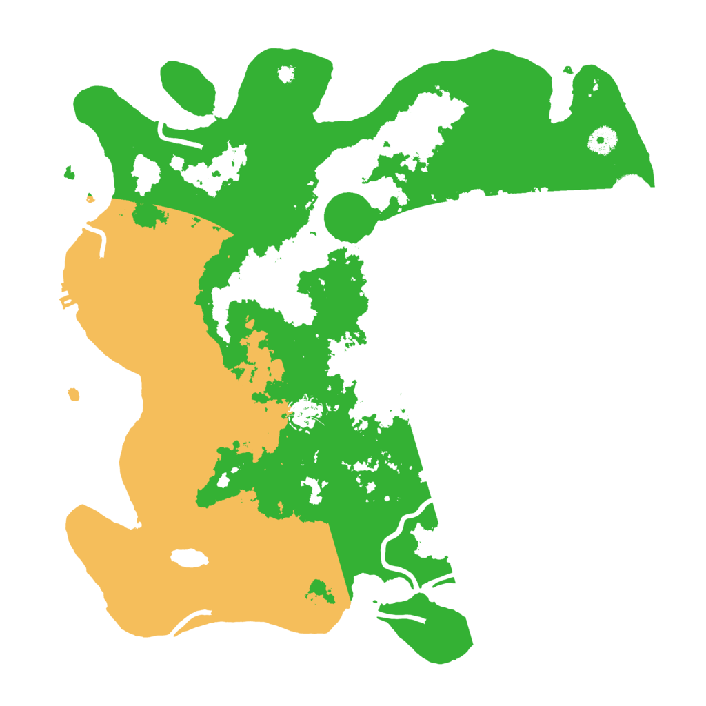 Biome Rust Map: Procedural Map, Size: 3800, Seed: 49