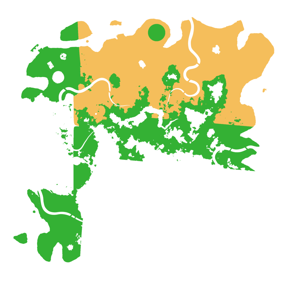 Biome Rust Map: Procedural Map, Size: 4500, Seed: 935835752