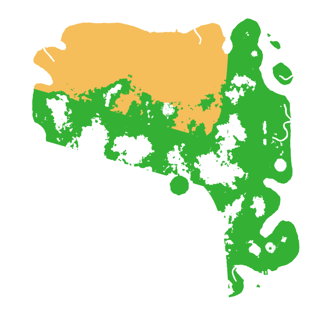 Biome Rust Map: Procedural Map, Size: 4555, Seed: 2147483647