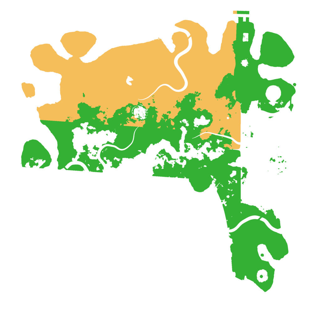 Biome Rust Map: Procedural Map, Size: 4000, Seed: 1085859309