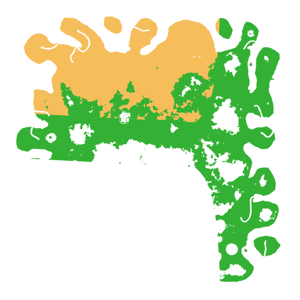 Biome Rust Map: Procedural Map, Size: 4500, Seed: 13812