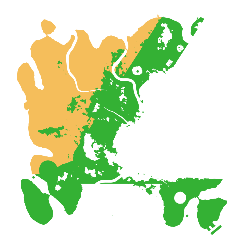 Biome Rust Map: Procedural Map, Size: 3850, Seed: 147111515