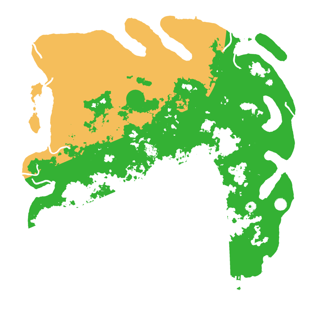 Biome Rust Map: Procedural Map, Size: 4500, Seed: 1123099531