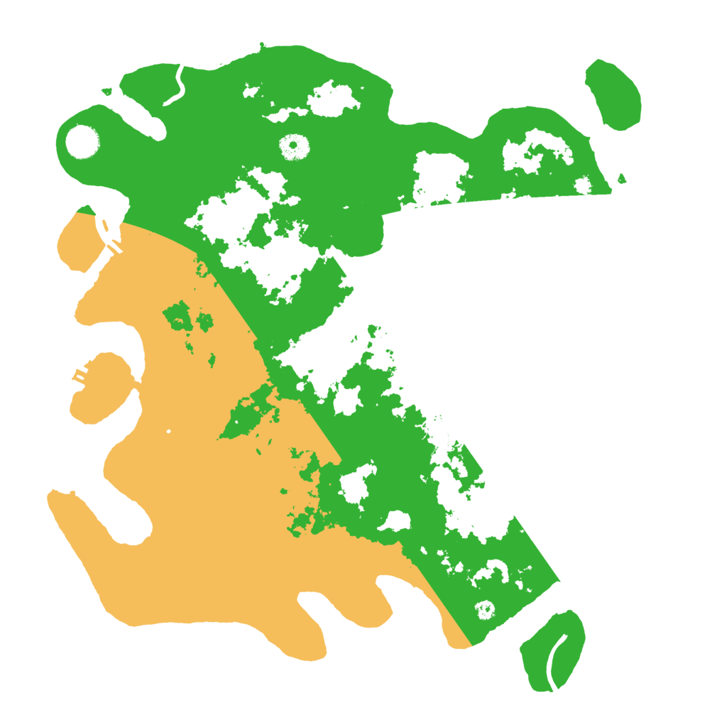 Biome Rust Map: Procedural Map, Size: 3850, Seed: 889611664