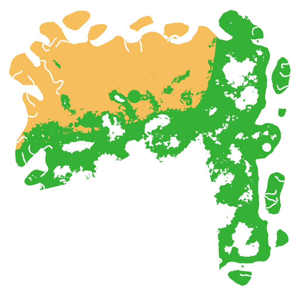 Biome Rust Map: Procedural Map, Size: 6000, Seed: 71326