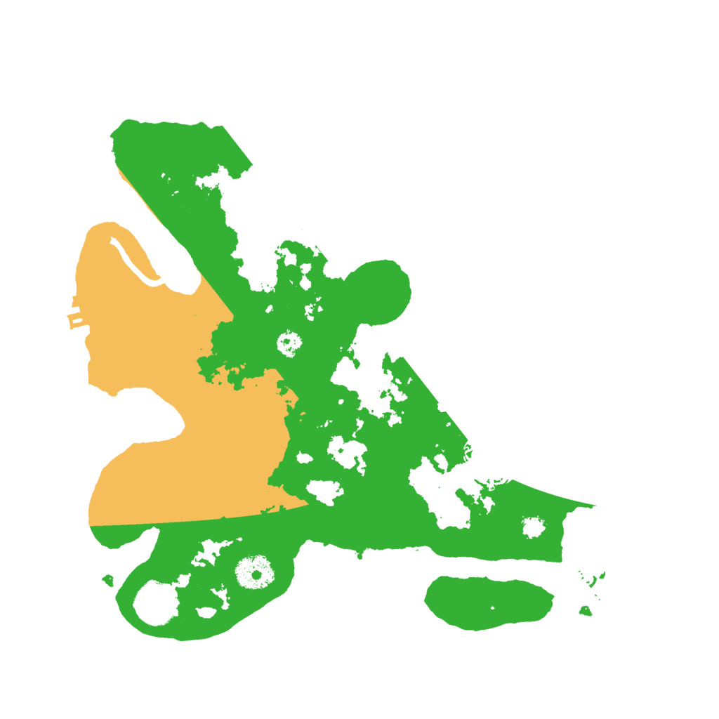 Biome Rust Map: Procedural Map, Size: 3000, Seed: 203640043