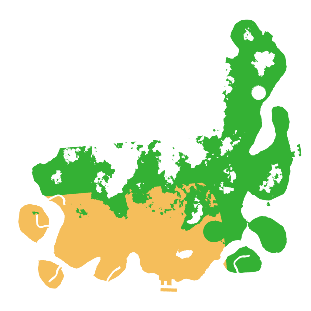 Biome Rust Map: Procedural Map, Size: 3850, Seed: 406949737