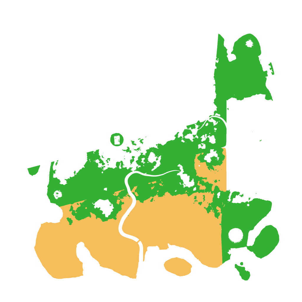 Biome Rust Map: Procedural Map, Size: 3700, Seed: 1734779366