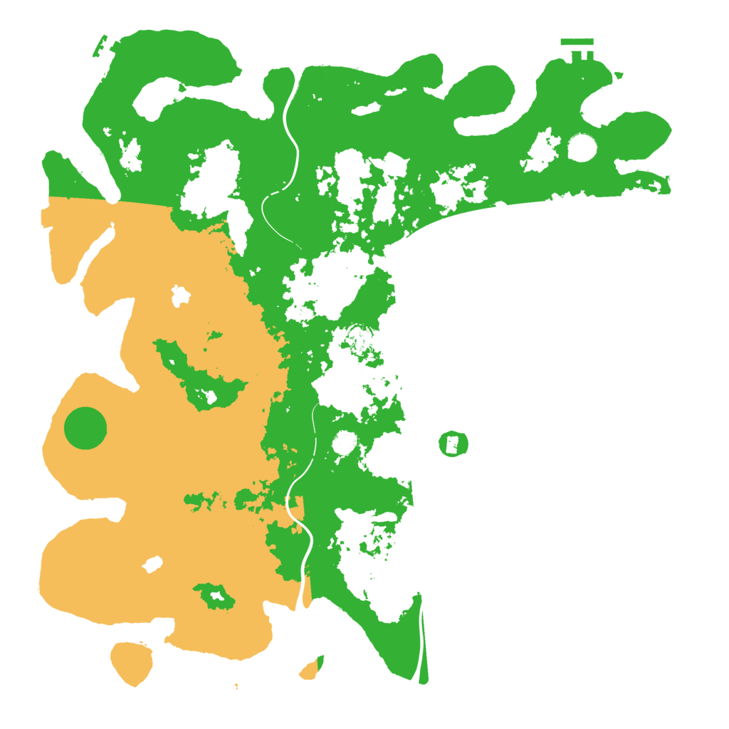 Biome Rust Map: Procedural Map, Size: 4500, Seed: 6738456