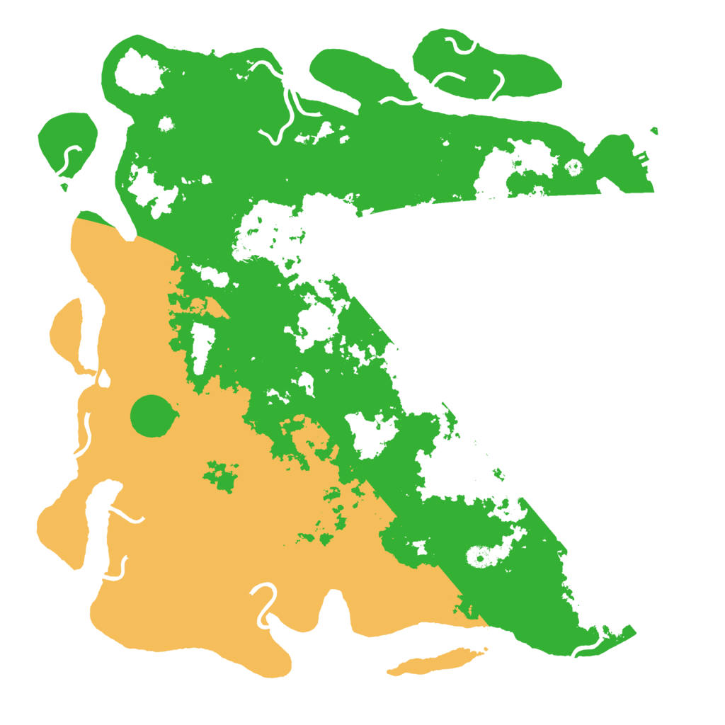 Biome Rust Map: Procedural Map, Size: 4500, Seed: 108595129