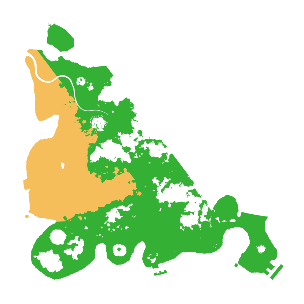 Biome Rust Map: Procedural Map, Size: 3500, Seed: 694200191