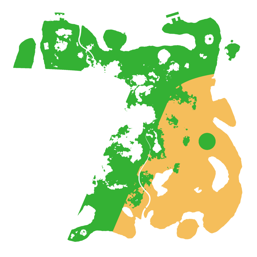 Biome Rust Map: Procedural Map, Size: 4000, Seed: 19670519