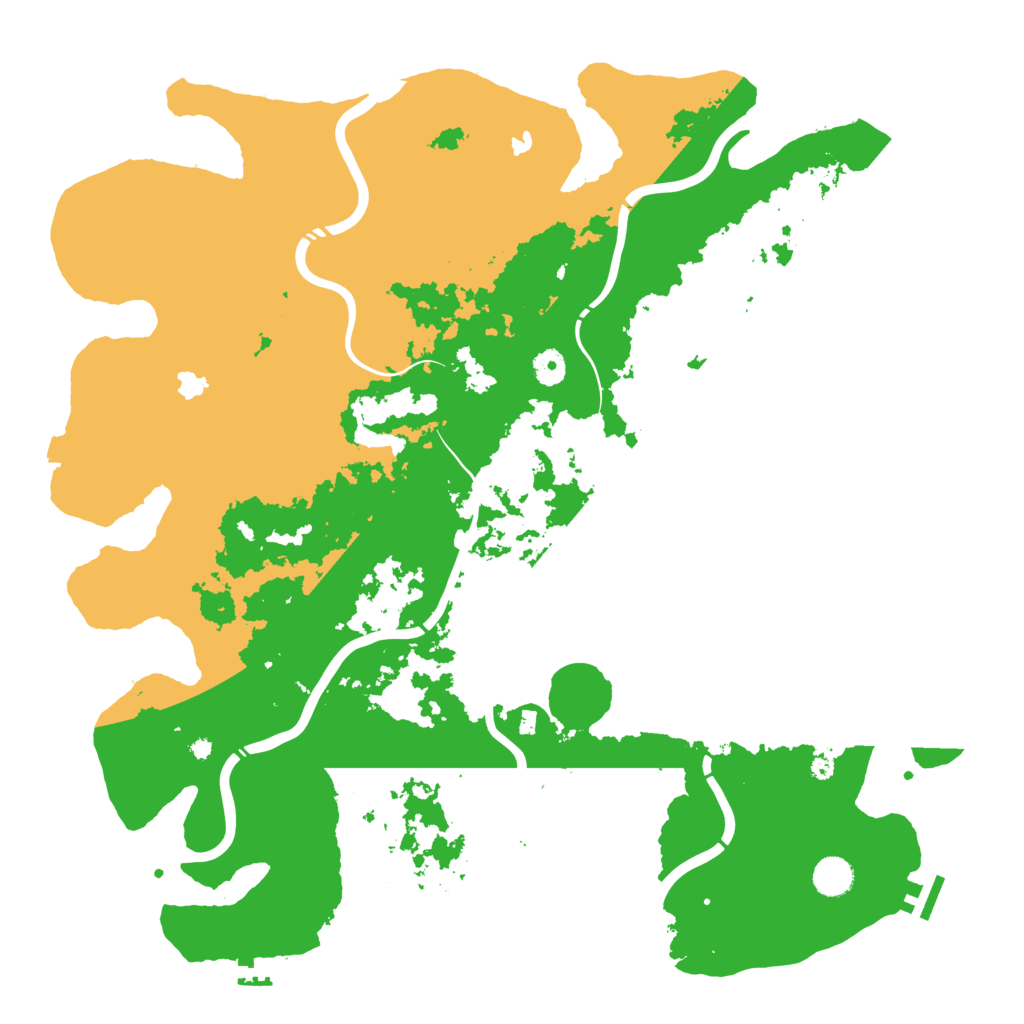 Biome Rust Map: Procedural Map, Size: 4500, Seed: 18206380