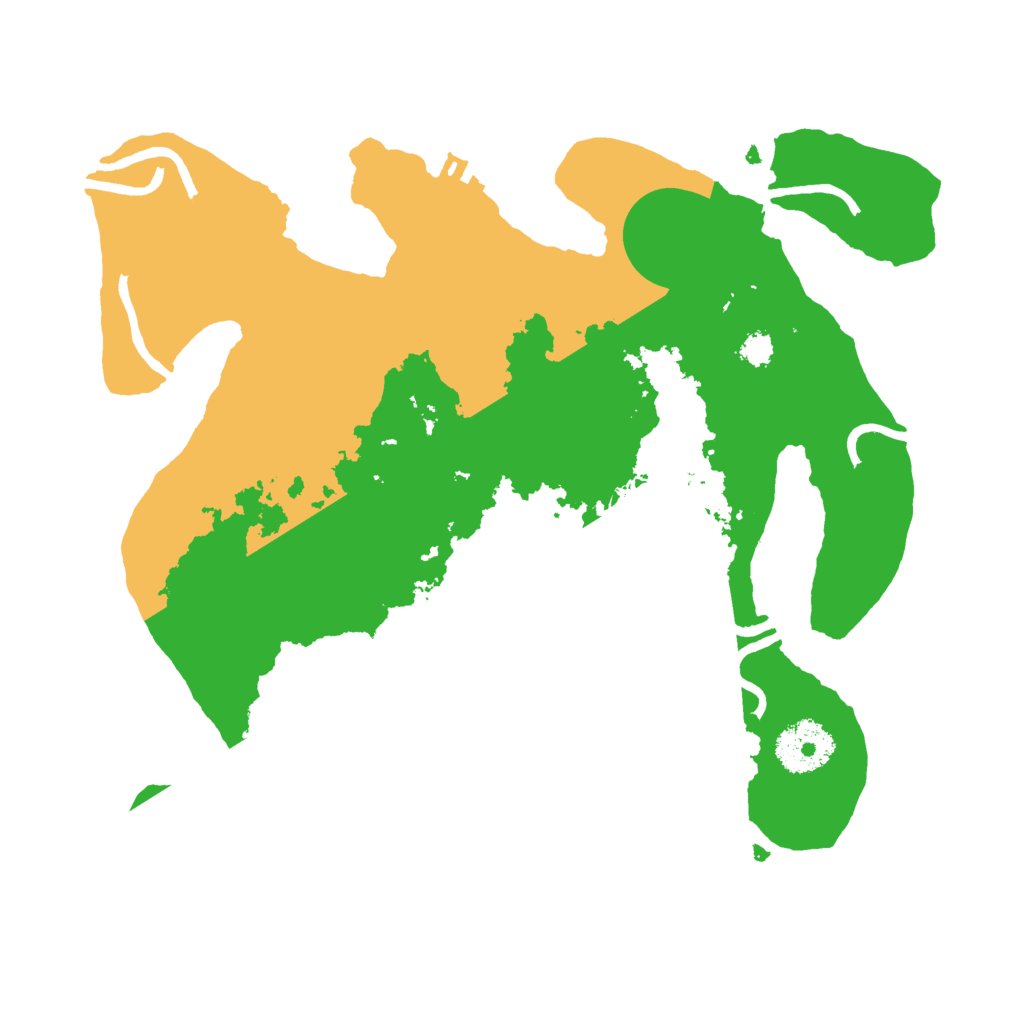 Biome Rust Map: Procedural Map, Size: 2857, Seed: 56