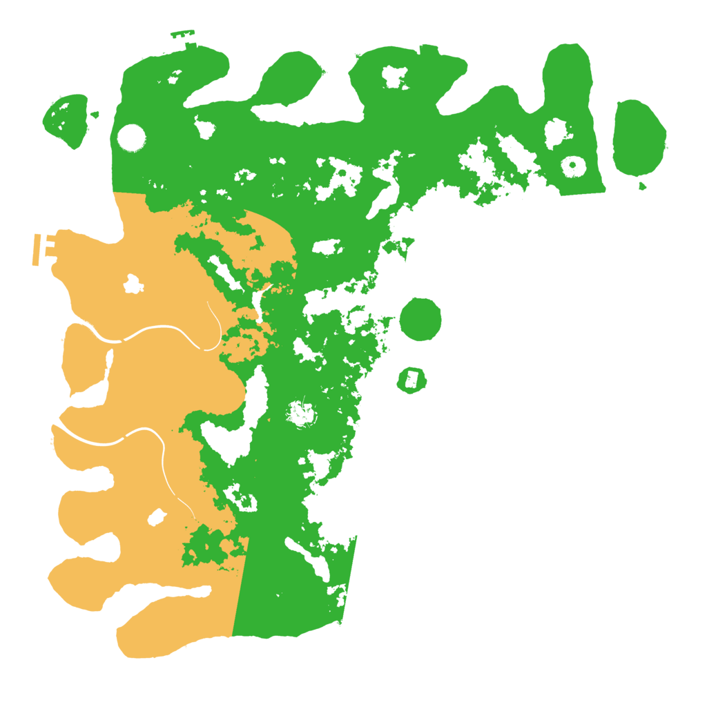 Biome Rust Map: Procedural Map, Size: 4500, Seed: 129497293
