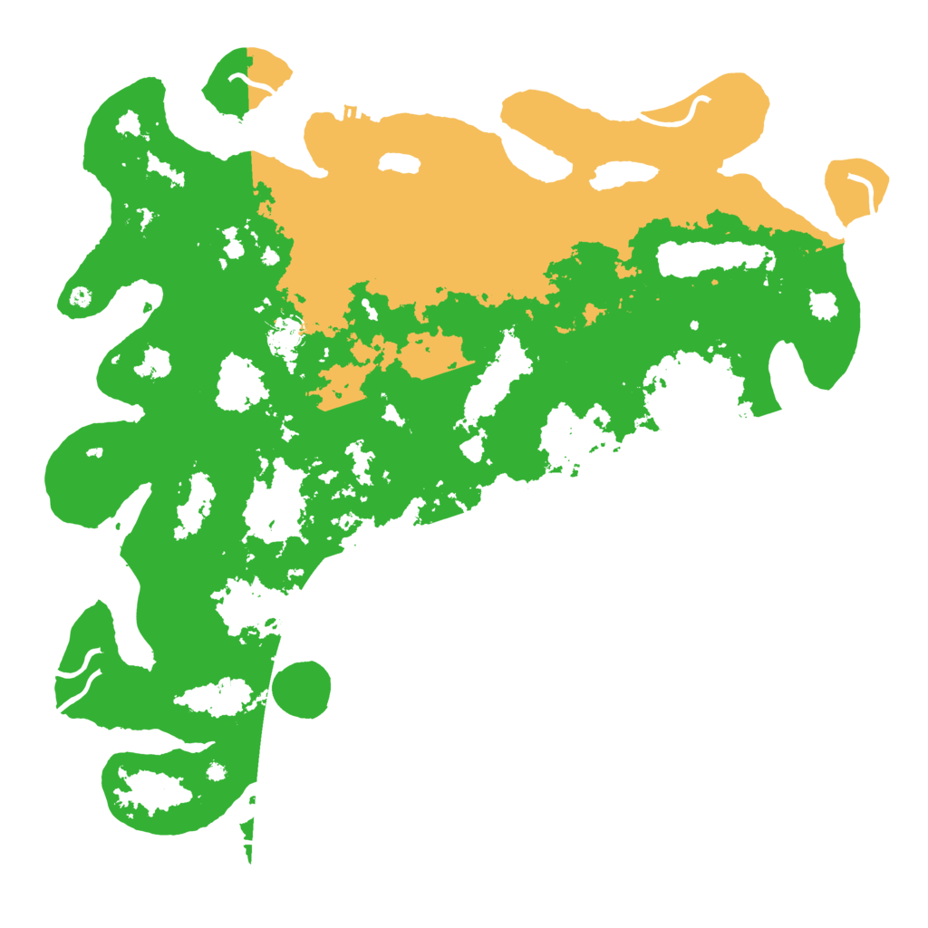 Biome Rust Map: Procedural Map, Size: 4500, Seed: 198813