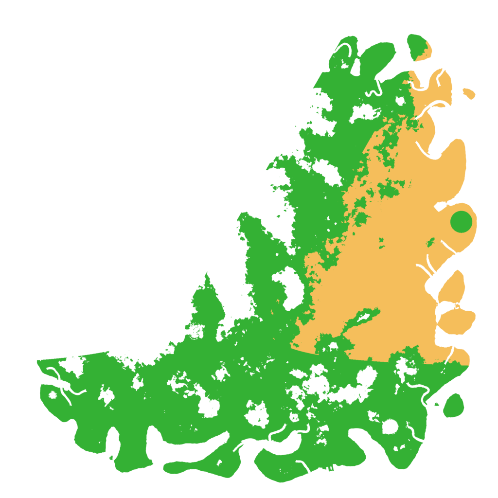 Biome Rust Map: Procedural Map, Size: 6000, Seed: 1892704110