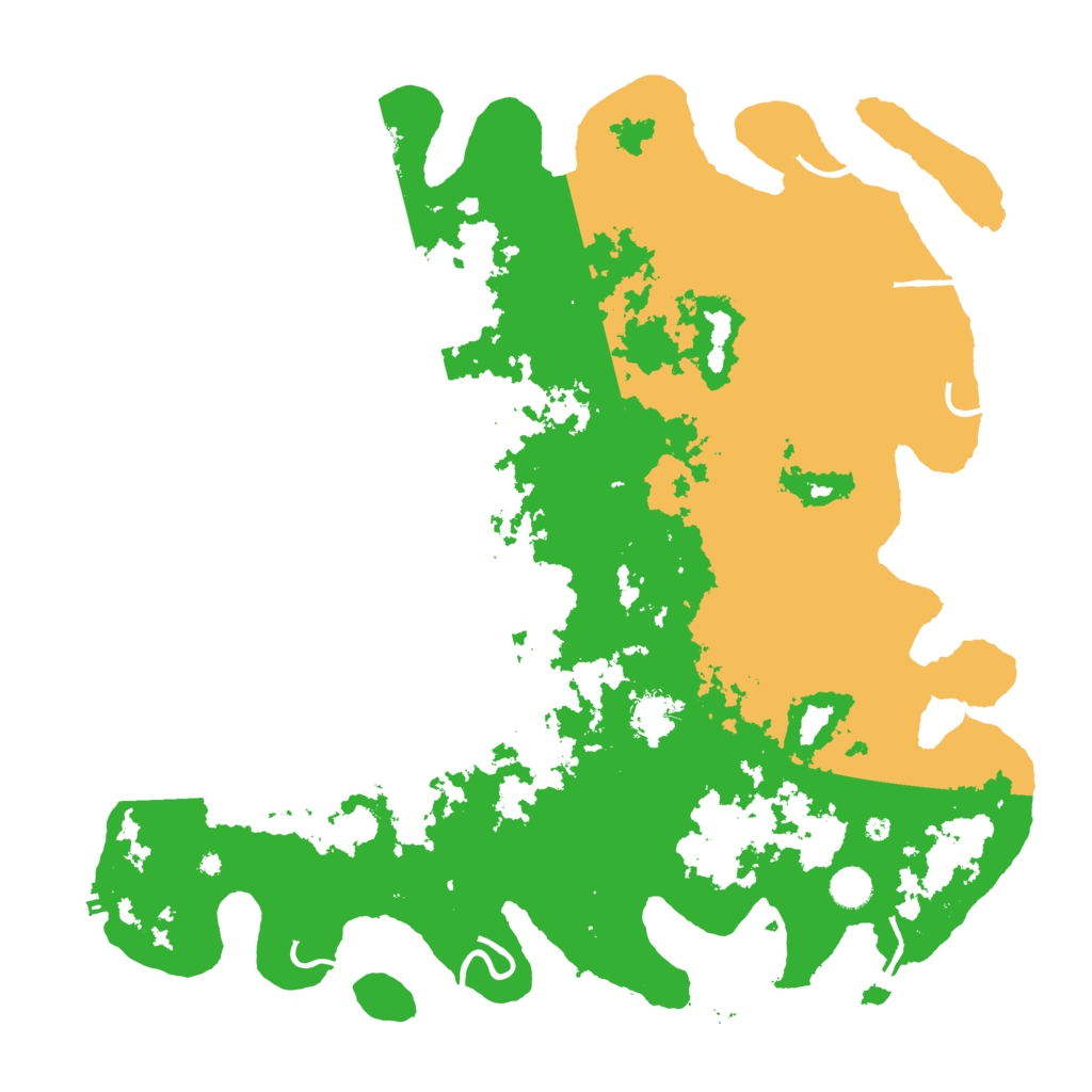 Biome Rust Map: Procedural Map, Size: 4600, Seed: 3345