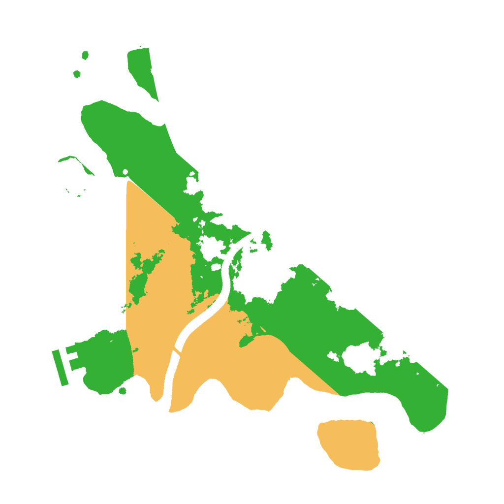 Biome Rust Map: Procedural Map, Size: 2800, Seed: 13377