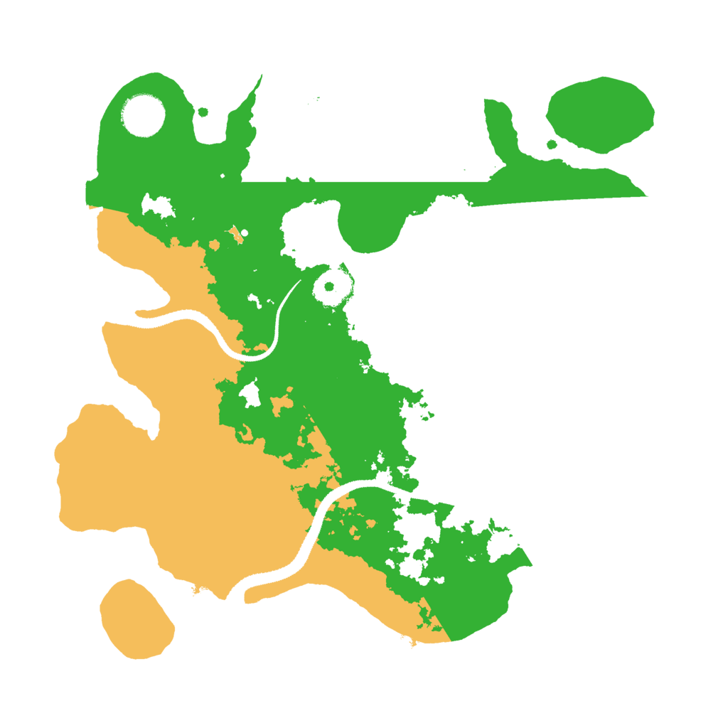 Biome Rust Map: Procedural Map, Size: 3000, Seed: 508304