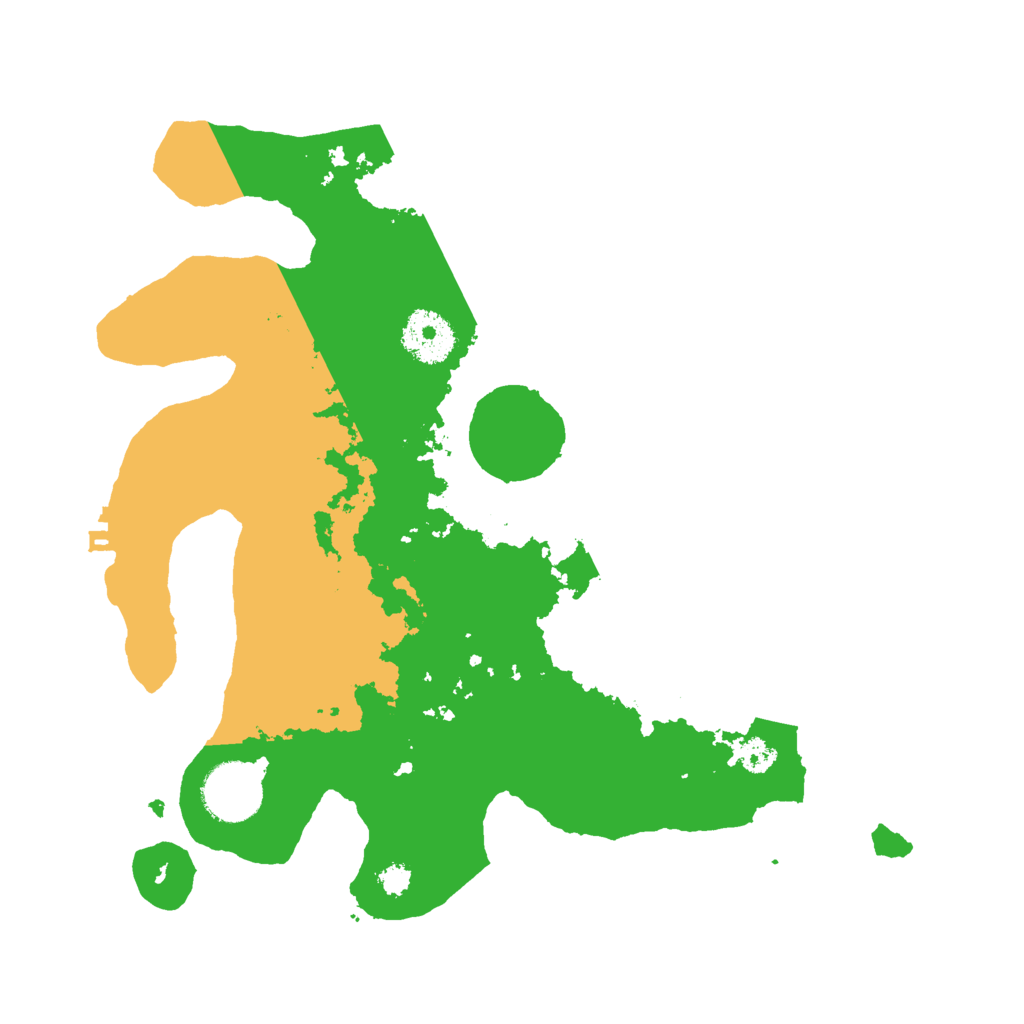 Biome Rust Map: Procedural Map, Size: 3000, Seed: 65937