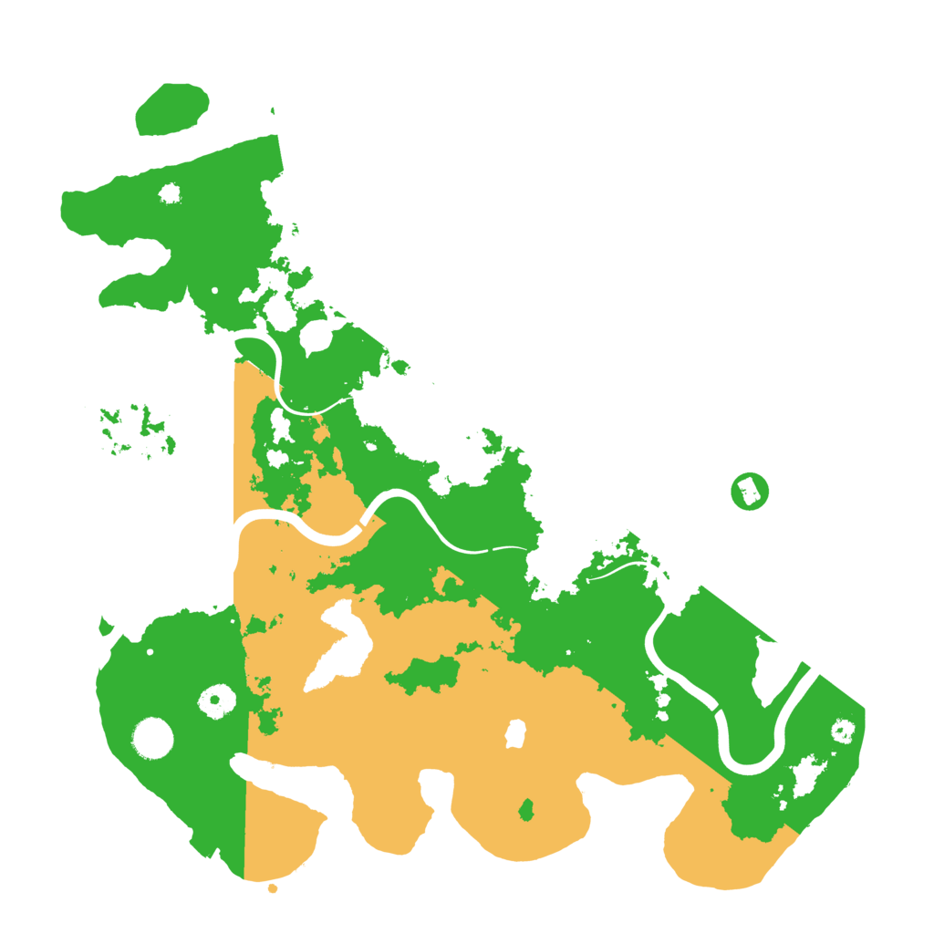 Biome Rust Map: Procedural Map, Size: 4000, Seed: 13477613