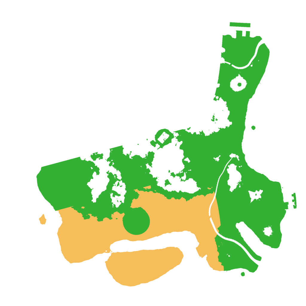 Biome Rust Map: Procedural Map, Size: 3000, Seed: 1277280455