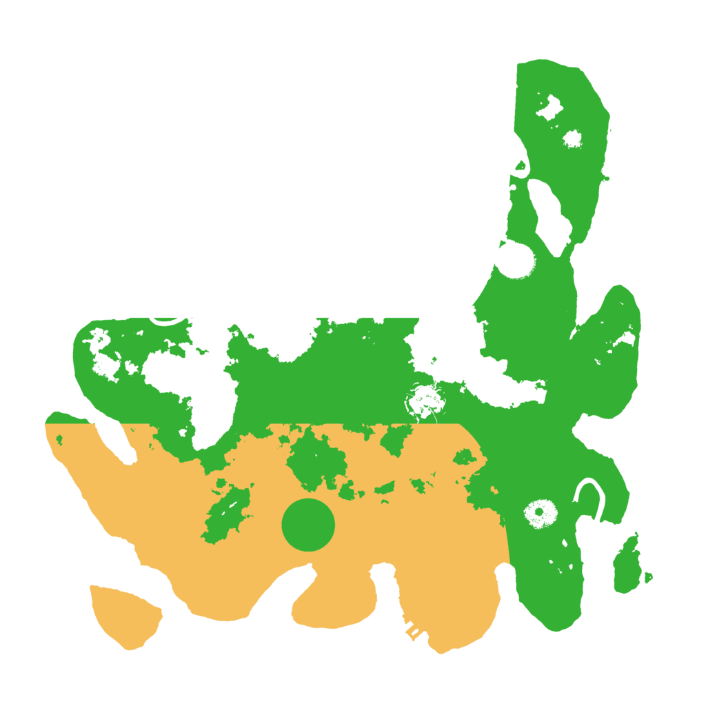 Biome Rust Map: Procedural Map, Size: 3500, Seed: 123423123