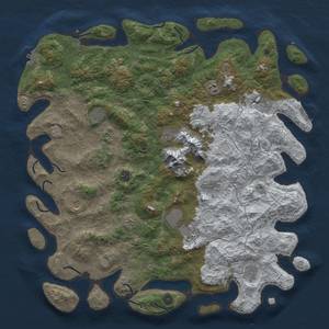 Thumbnail Rust Map: Procedural Map, Size: 5000, Seed: 12062022, 20 Monuments