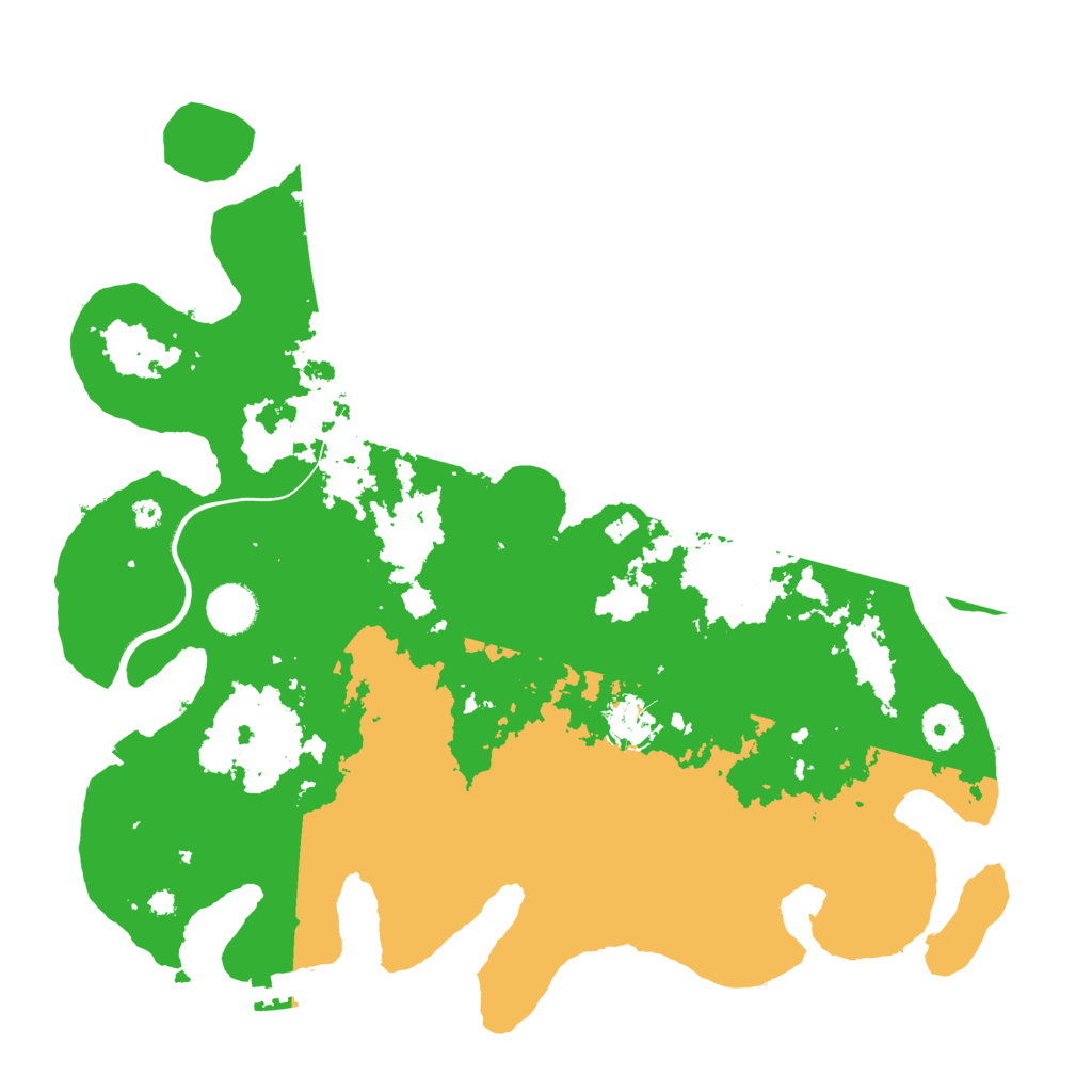 Biome Rust Map: Procedural Map, Size: 3800, Seed: 122504478