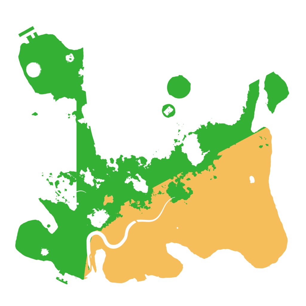 Biome Rust Map: Procedural Map, Size: 3700, Seed: 154873966