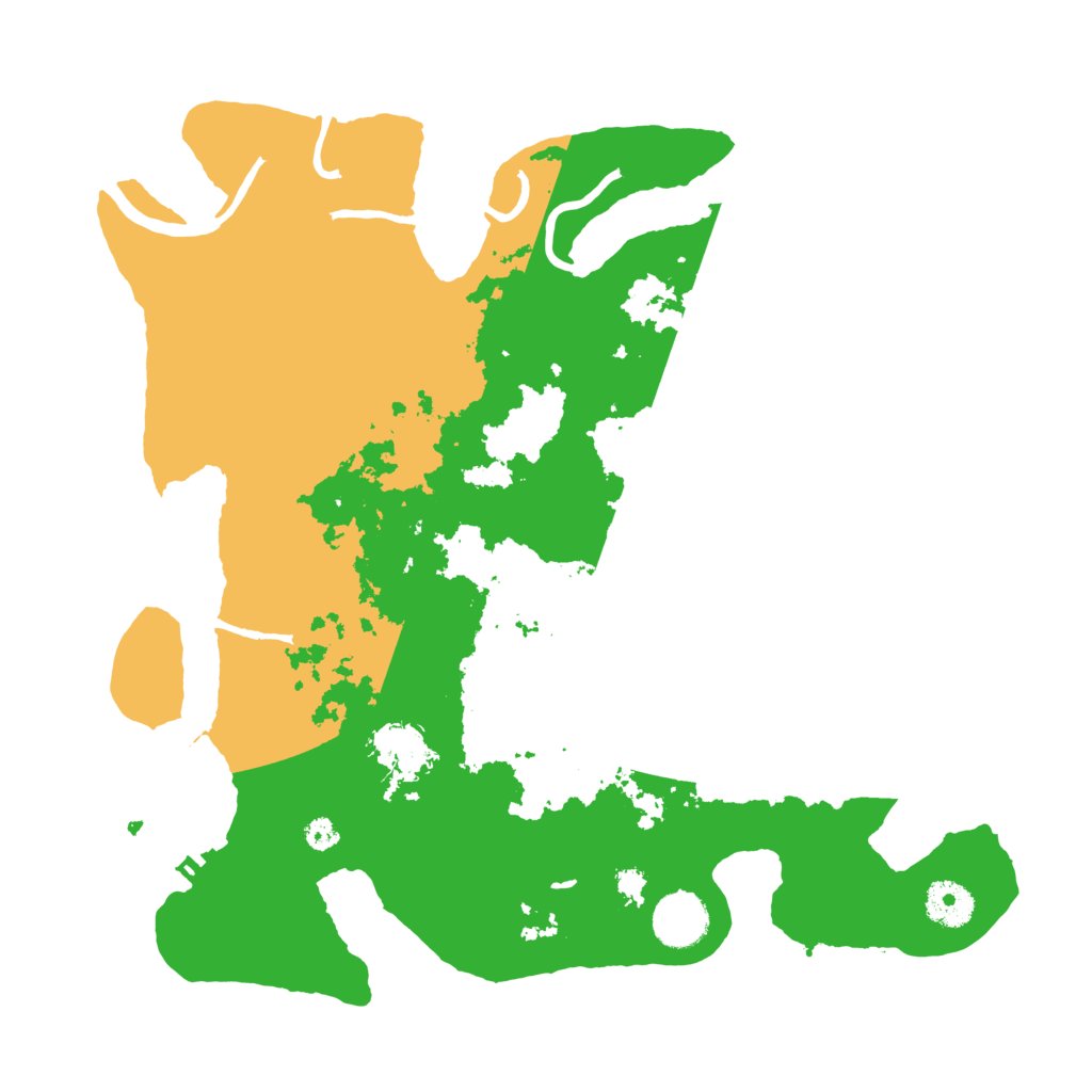 Biome Rust Map: Procedural Map, Size: 3500, Seed: 241684389