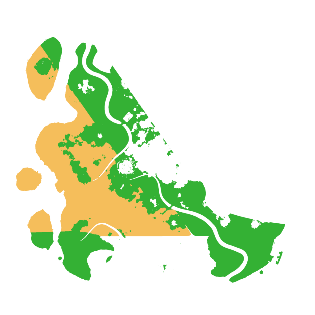 Biome Rust Map: Procedural Map, Size: 3500, Seed: 1977937521