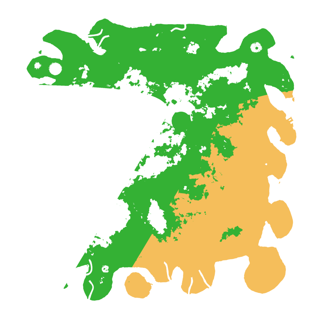 Biome Rust Map: Procedural Map, Size: 4500, Seed: 91