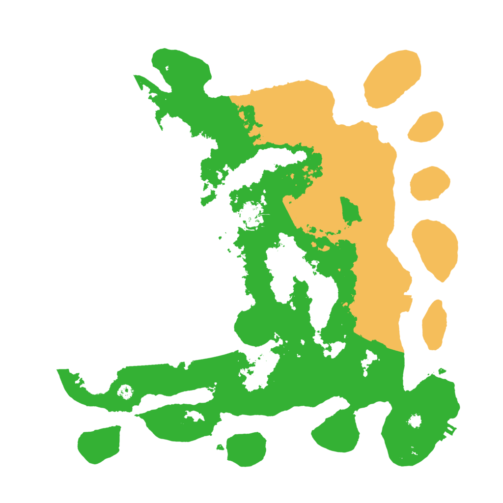 Biome Rust Map: Procedural Map, Size: 3500, Seed: 1439142305