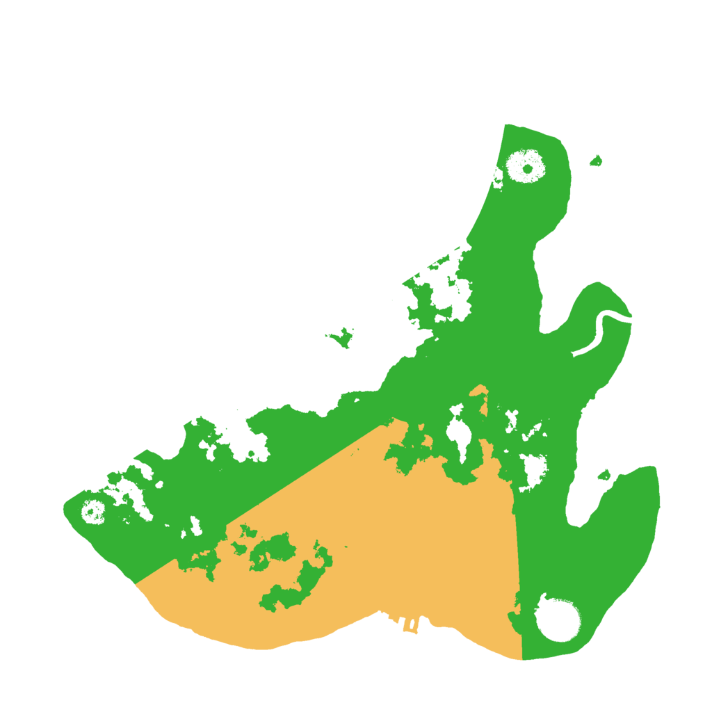 Biome Rust Map: Procedural Map, Size: 3000, Seed: 655025469