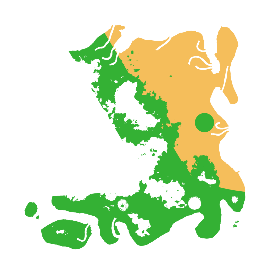 Biome Rust Map: Procedural Map, Size: 3700, Seed: 554
