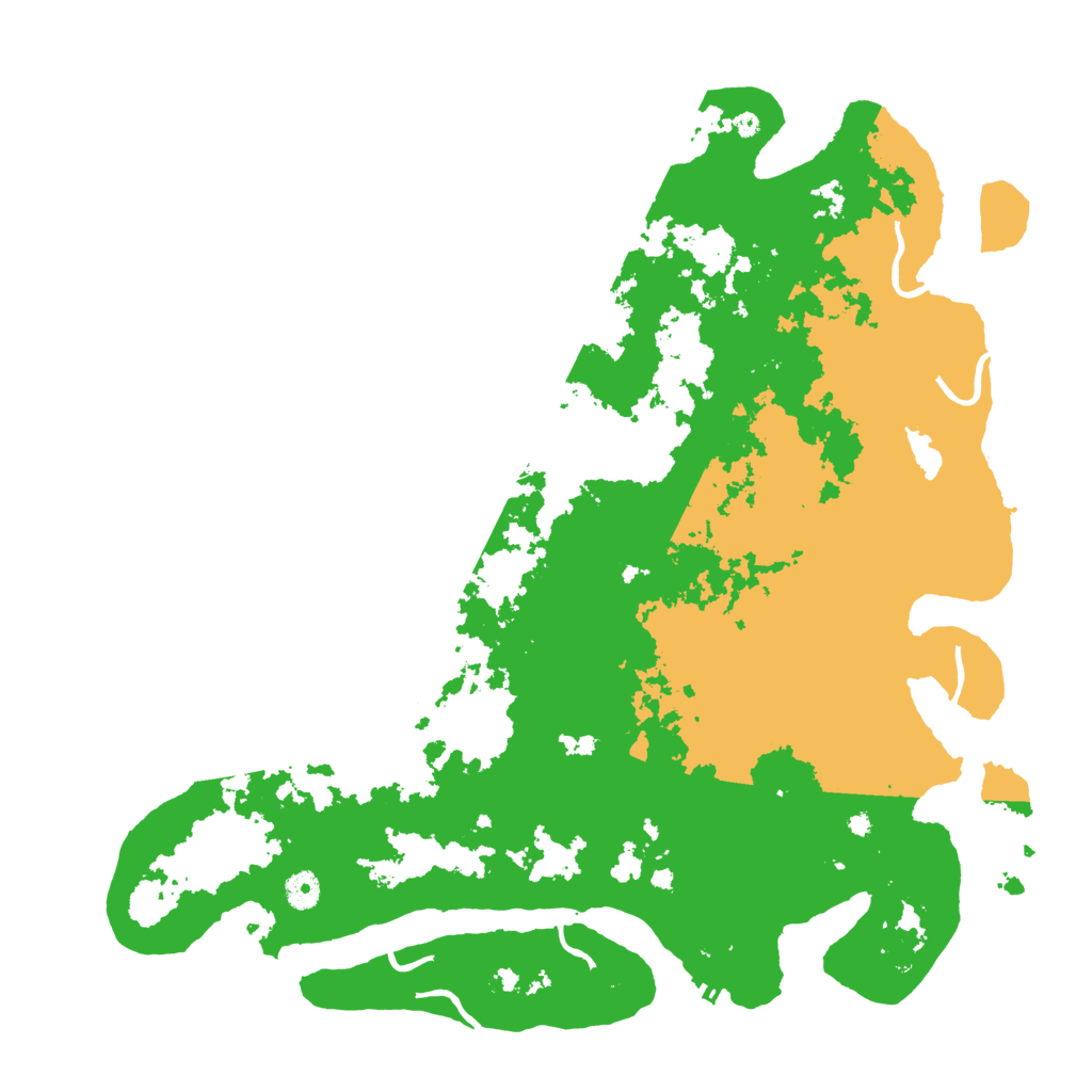 Biome Rust Map: Procedural Map, Size: 4500, Seed: 1103056395
