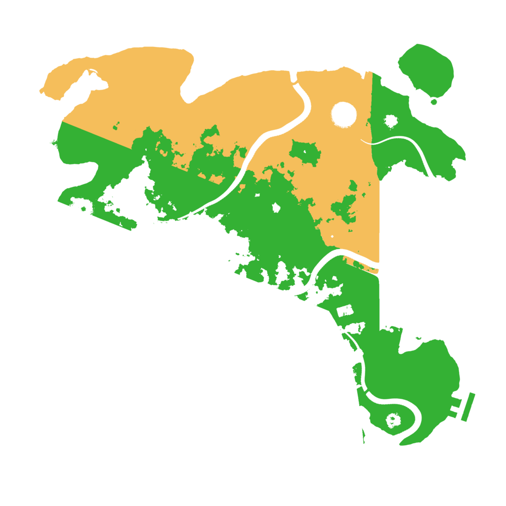 Biome Rust Map: Procedural Map, Size: 3500, Seed: 1892351814