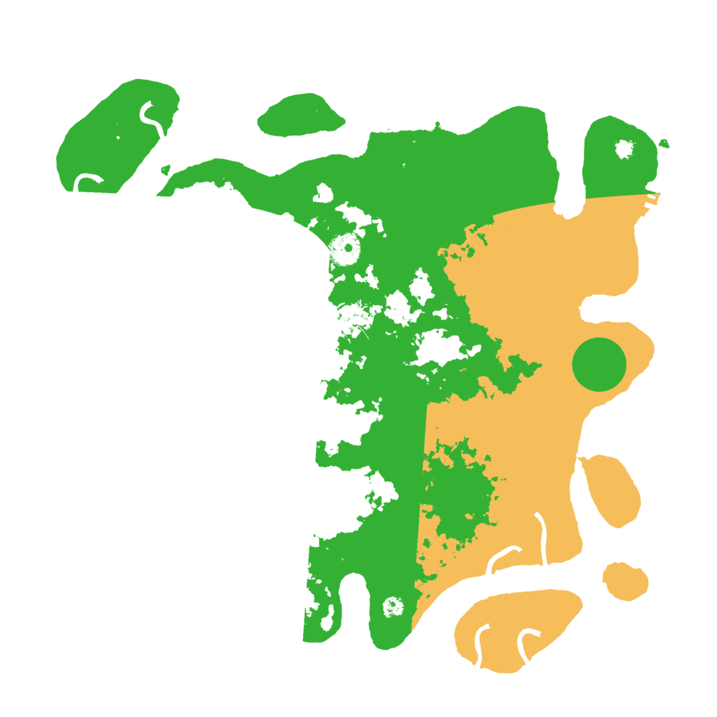 Biome Rust Map: Procedural Map, Size: 3500, Seed: 263237578