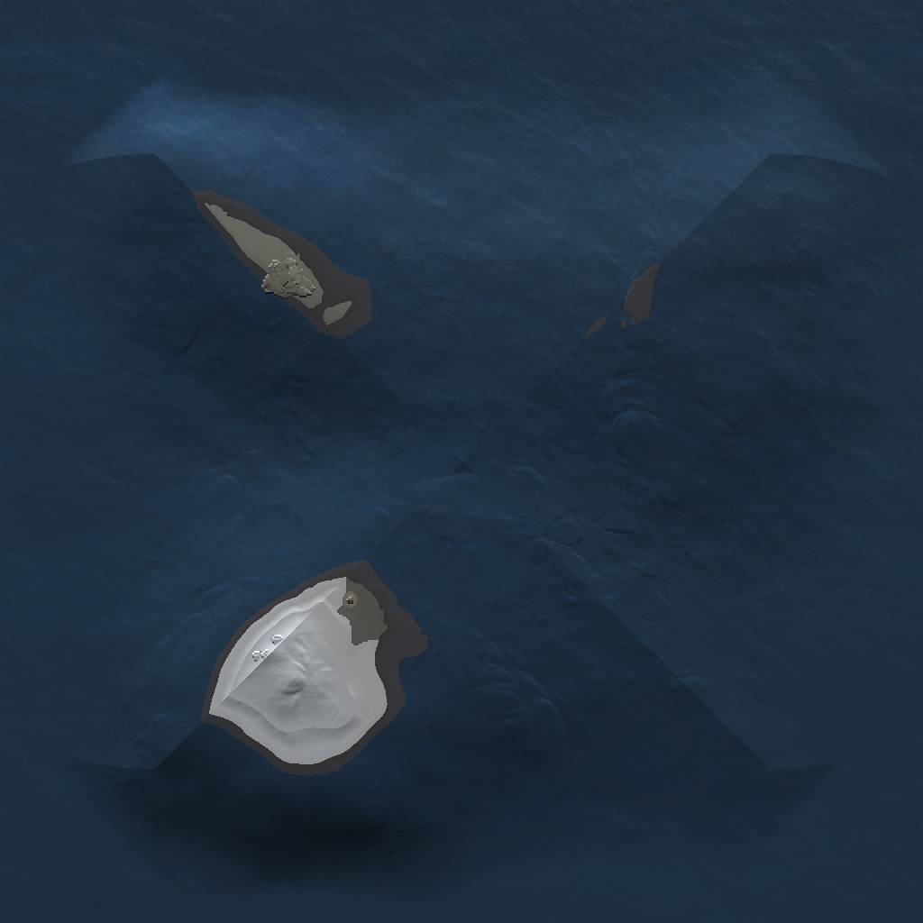 Rust Map: Procedural Map, Size: 1000, Seed: 587302077, 3 Monuments