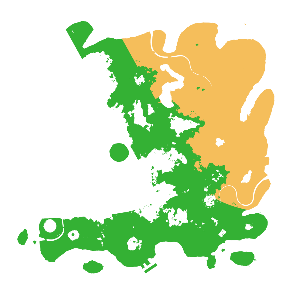 Biome Rust Map: Procedural Map, Size: 4250, Seed: 46789235