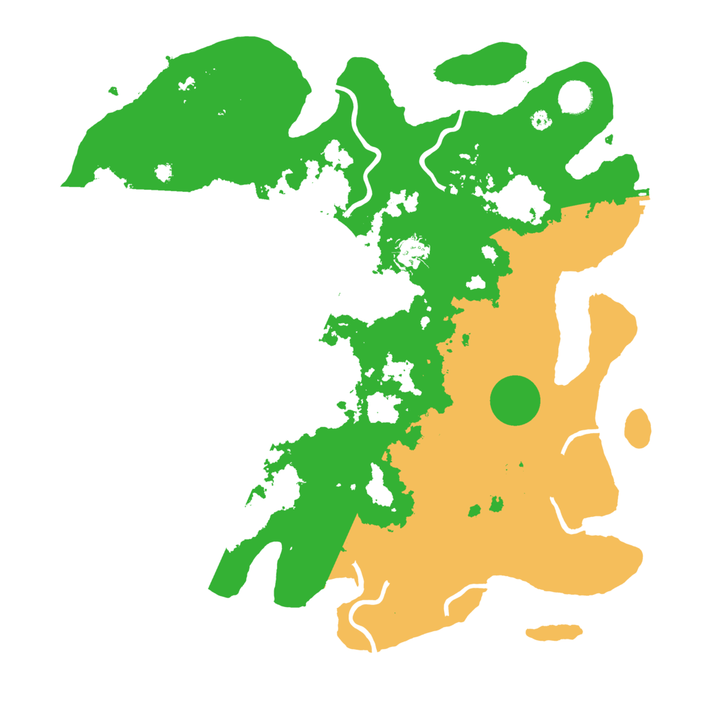 Biome Rust Map: Procedural Map, Size: 3700, Seed: 625469170