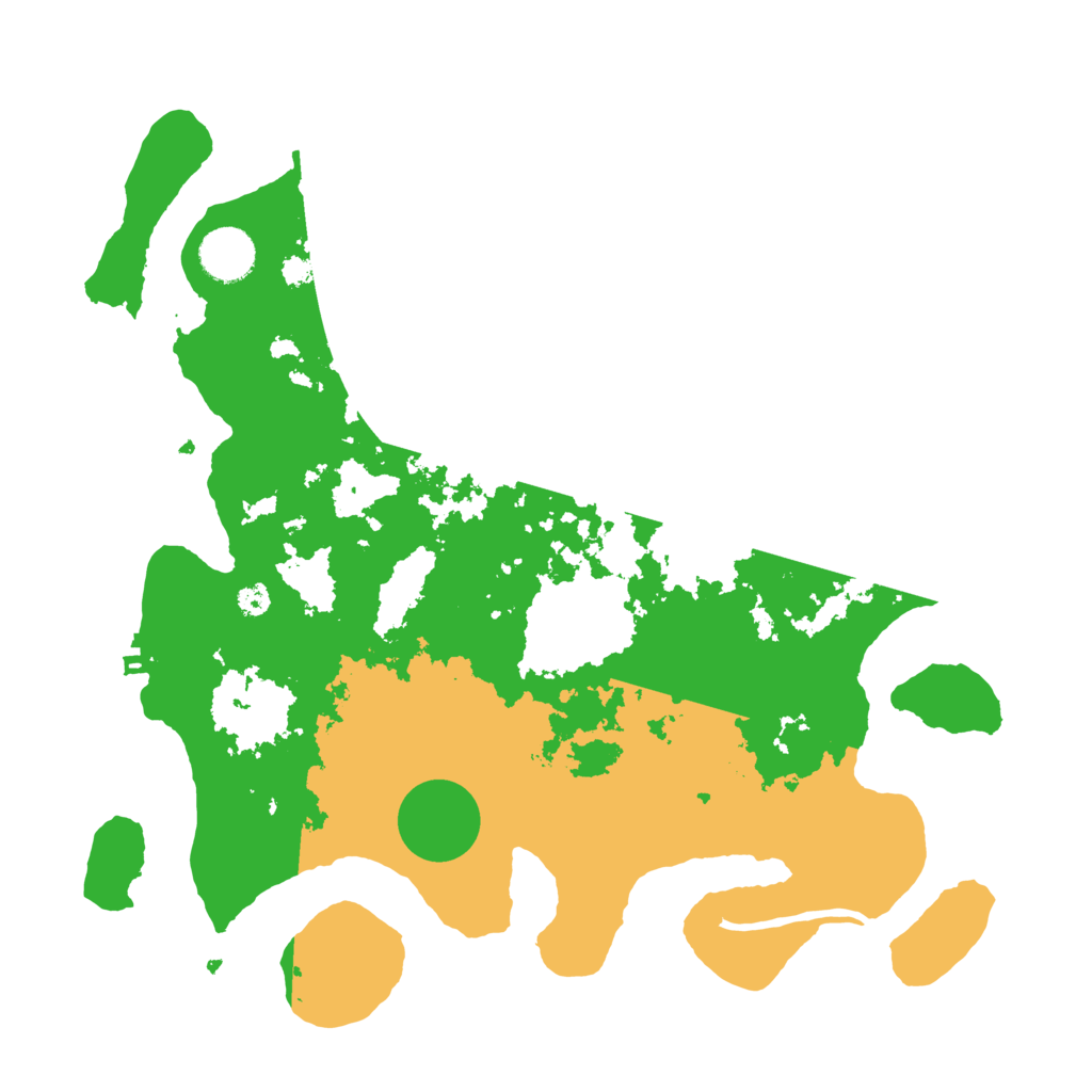 Biome Rust Map: Procedural Map, Size: 3500, Seed: 316303364