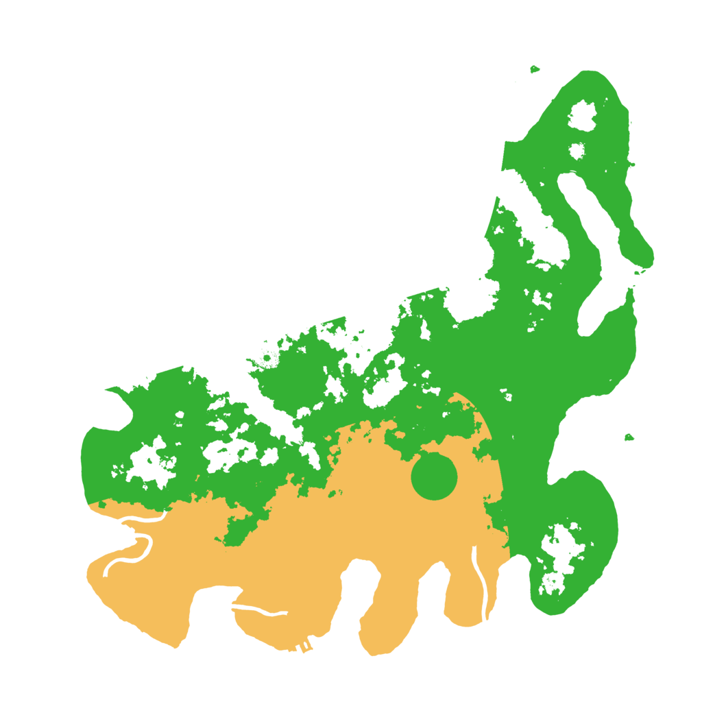 Biome Rust Map: Procedural Map, Size: 4000, Seed: 17456