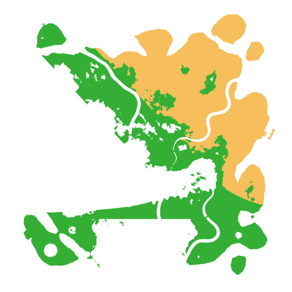 Biome Rust Map: Procedural Map, Size: 3850, Seed: 332787889