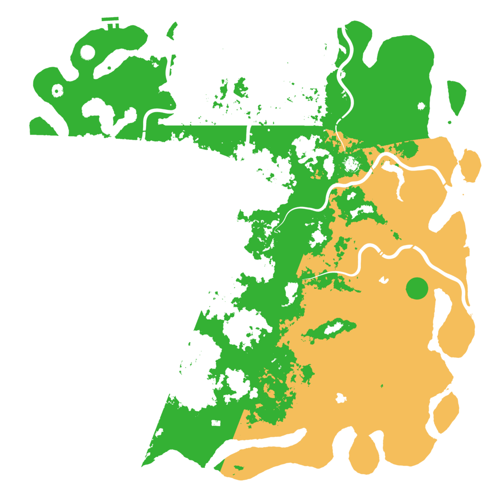 Biome Rust Map: Procedural Map, Size: 6000, Seed: 902498846