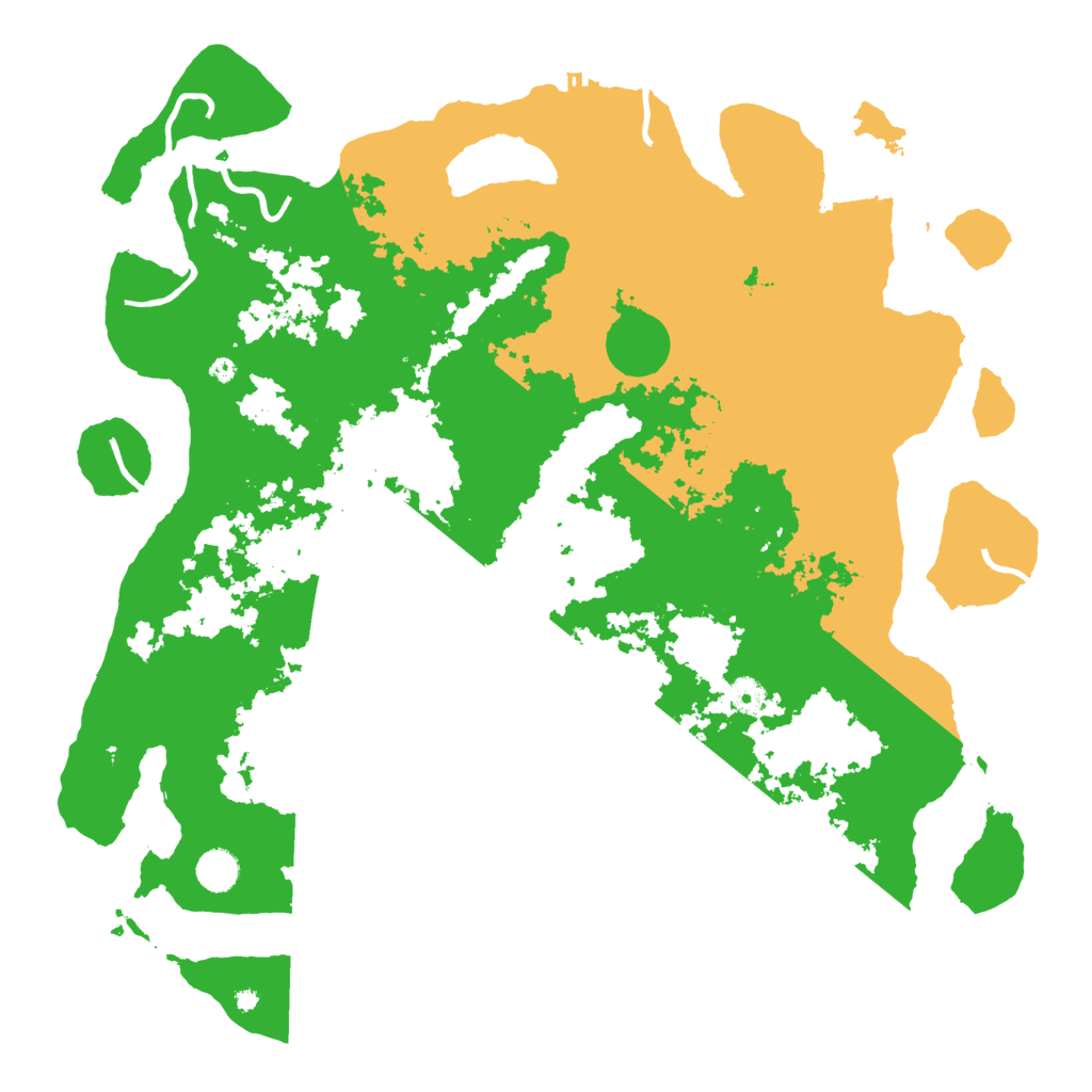 Biome Rust Map: Procedural Map, Size: 4500, Seed: 387265182