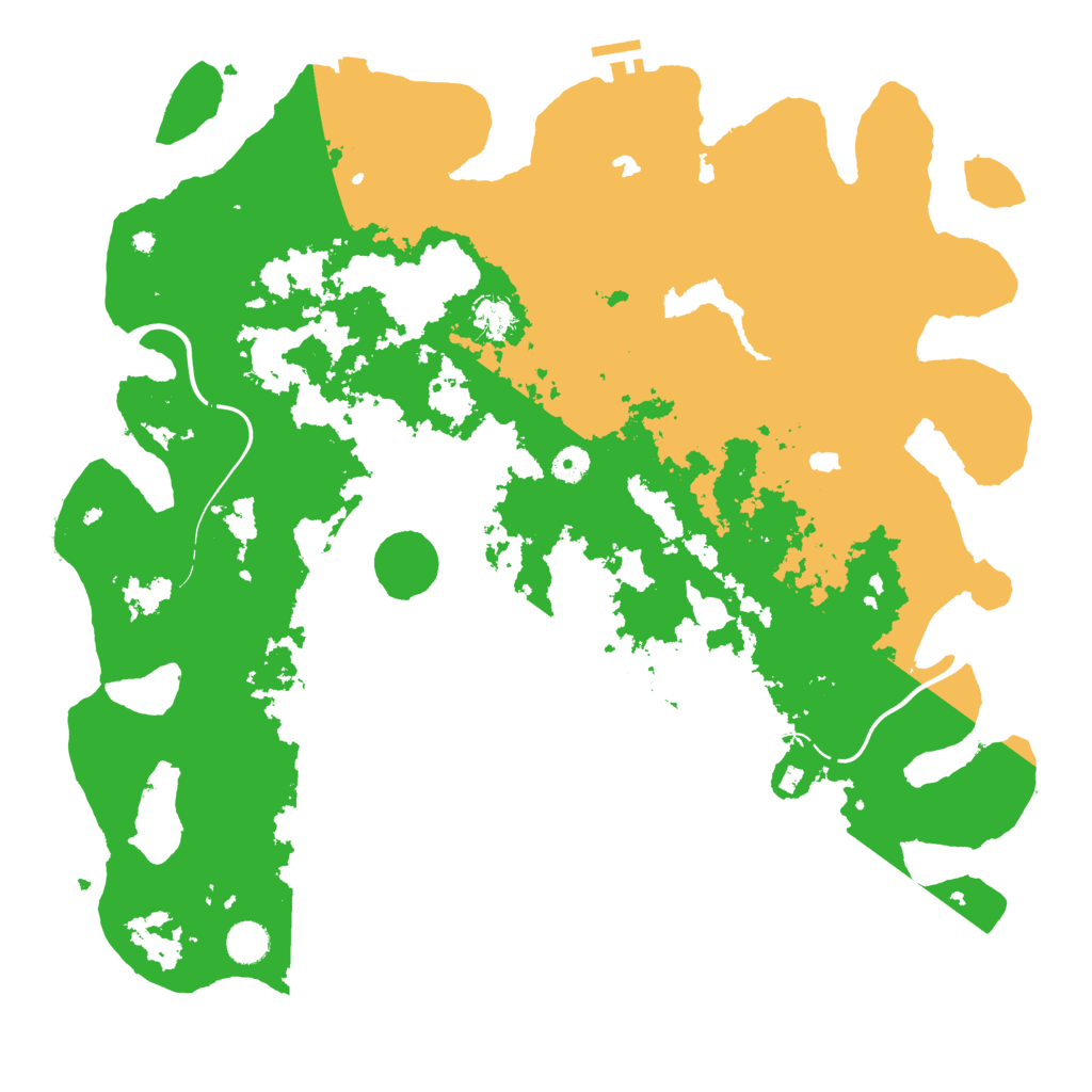 Biome Rust Map: Procedural Map, Size: 4500, Seed: 453973791