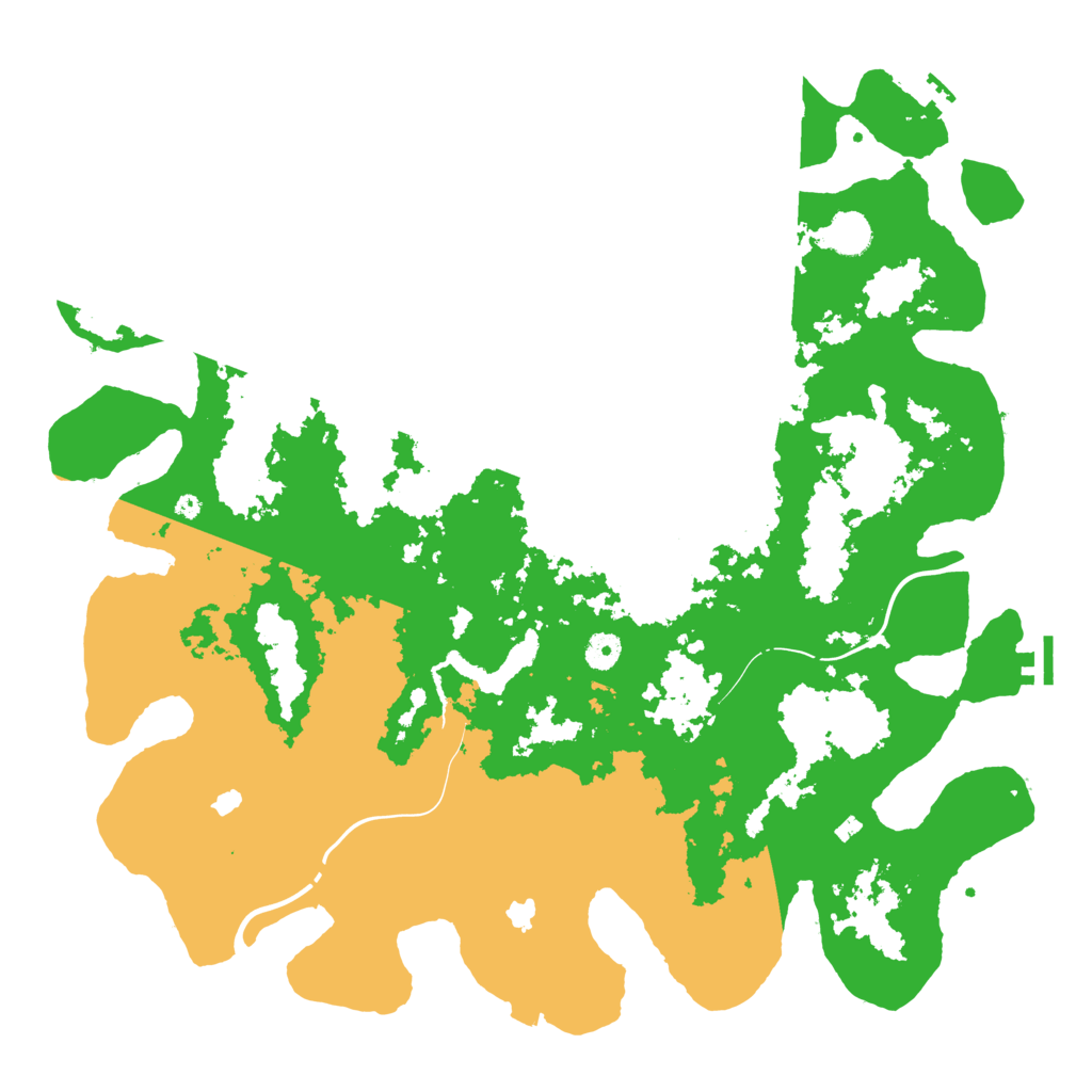 Biome Rust Map: Procedural Map, Size: 4500, Seed: 21232